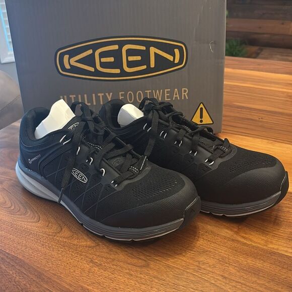 Keen Vapor Black Work Vista Energy ESD Safety Slip Resistant Shoe Size 9.5 Wide main image 6